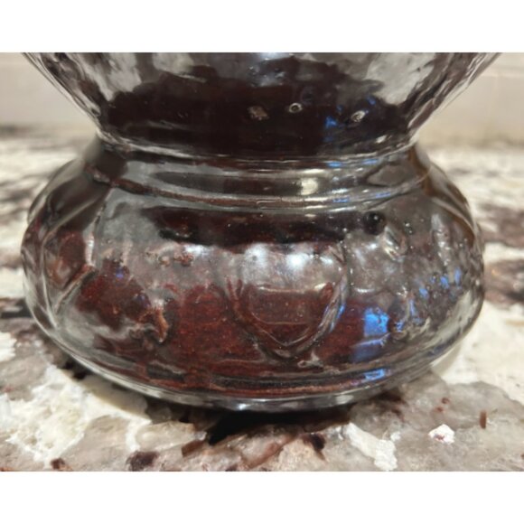 Vintage Mid-Century Playing Card Theme Spittoon - Picture 2 of 6